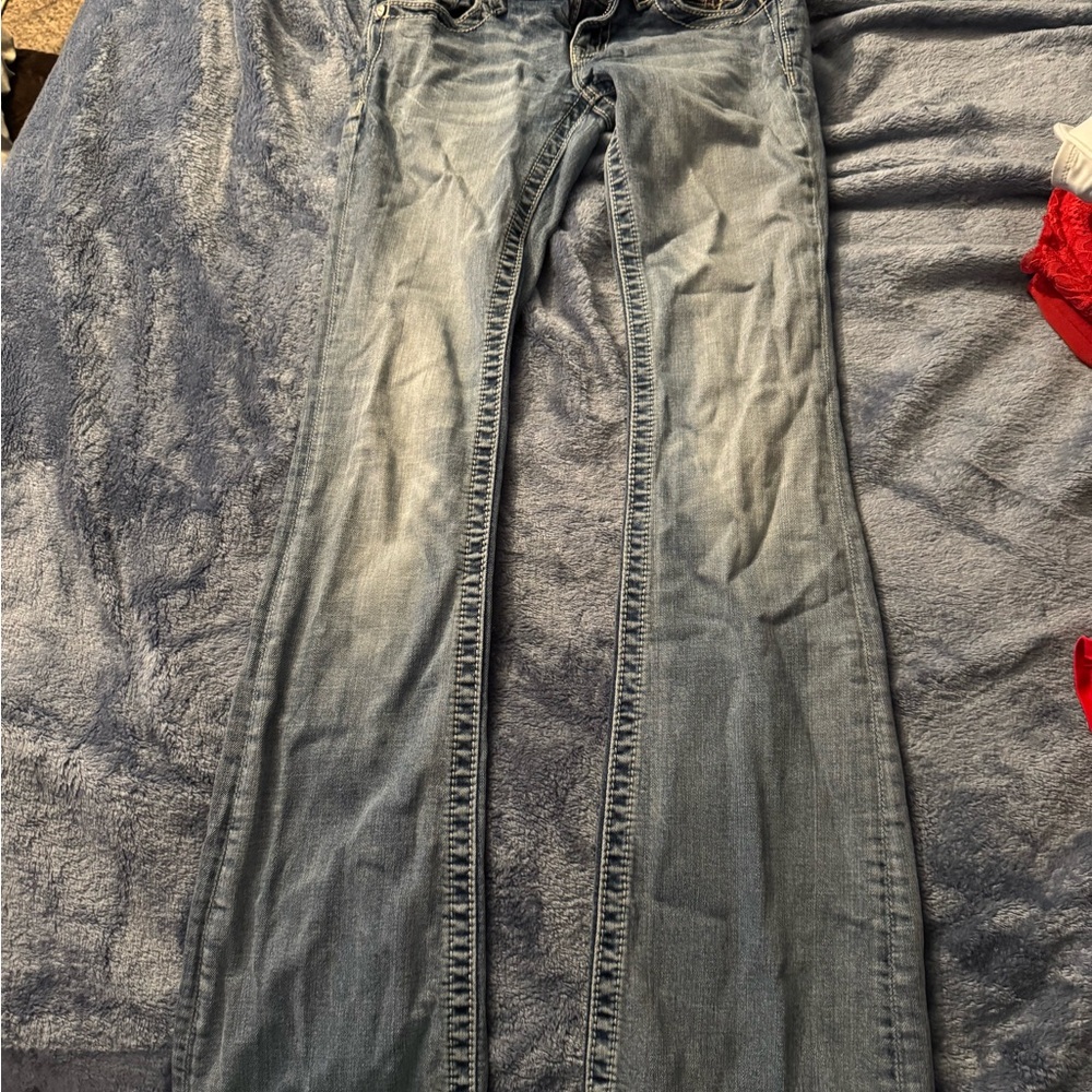 Miss me jeans Signature Blue Flare & Wide Leg Jeeans